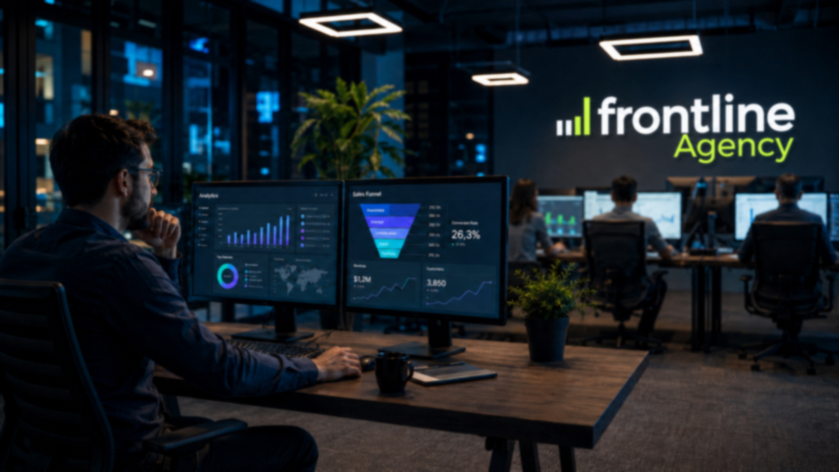 Frontline Agency doing lead gen in Montreal.